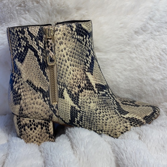 Cole Haan Eva Bootie Leather Embossed Snakeskin - Picture 8 of 17